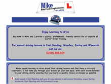 Tablet Screenshot of mikethedrivinginstructor.co.uk